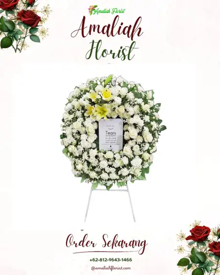 Krans Bunga Duka Mabung
